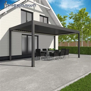 Pergola à toit à persiennes automatique